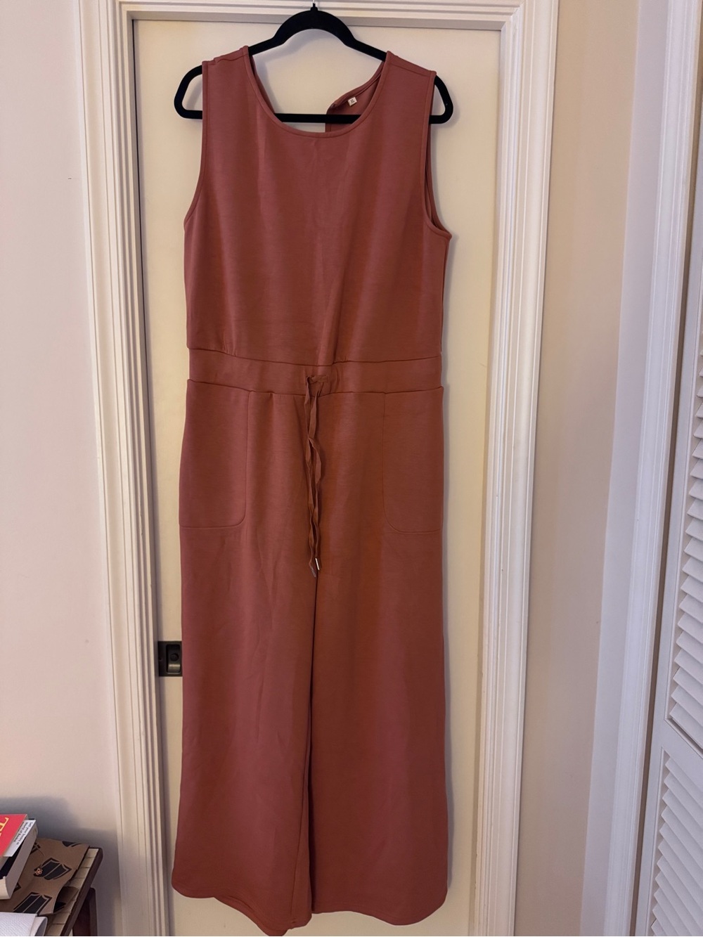 Scuba fabric jumpsuit